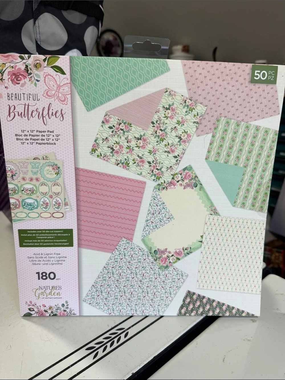 Crafters Companion Beautiful Butterflies Paper Pad